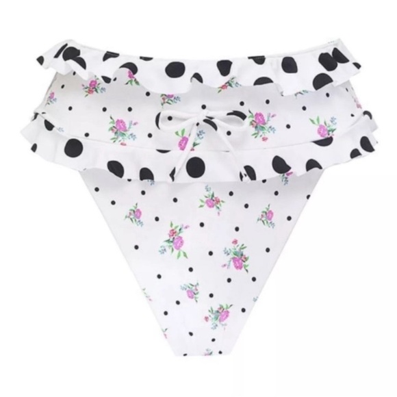 For Love And Lemons Other - New! For love and lemons rosewater floral polka dot bikini bottoms 24363